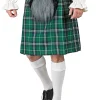 Zielony KILT rozmiar uniwersalny