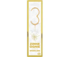Zimny ogień na tort CYFRA 3