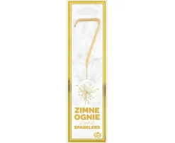 Zimny ogień na tort CYFRA 7