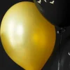 Złote balony METALICZNE 30cm (100 szt.)