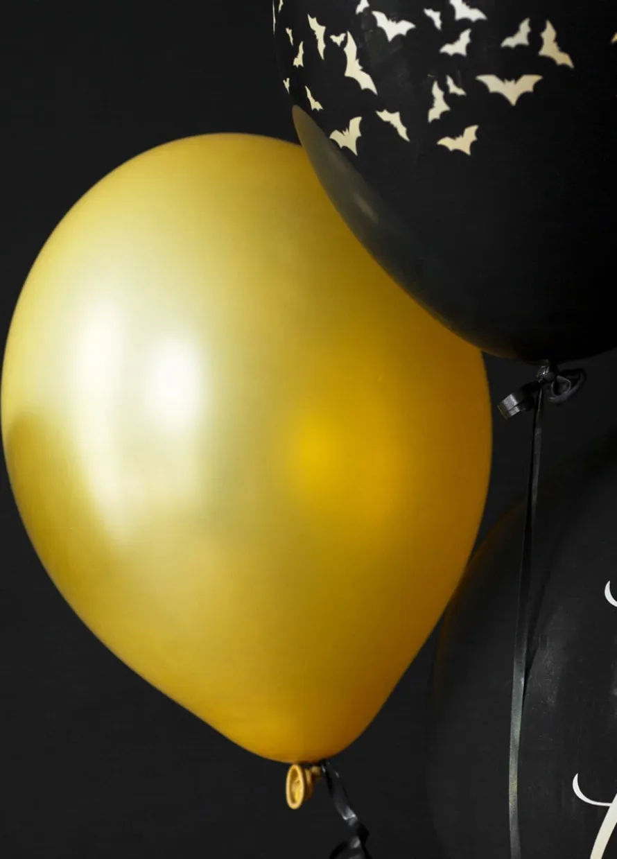 Złote balony METALICZNE 30cm (100 szt.)