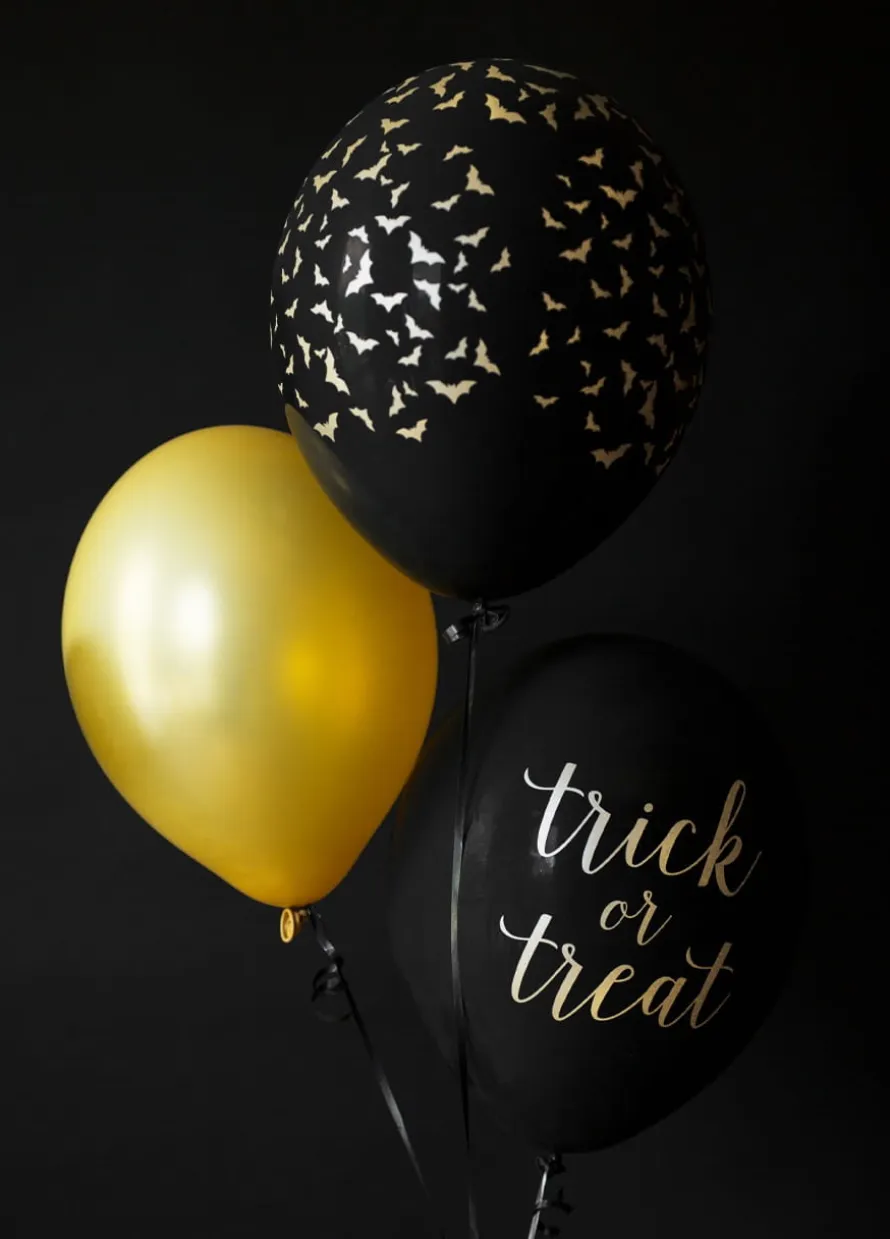 Złote balony METALICZNE 30cm (100 szt.)